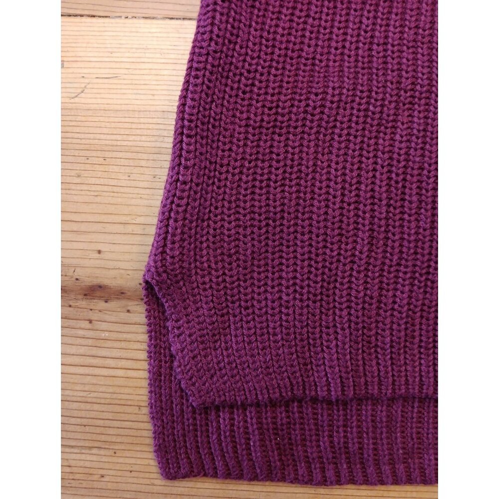 Guess Los Angeles Womens XS Khloe Sweater Raspberry Lace Up V Long Sleeve NWT - Picture 4 of 6
